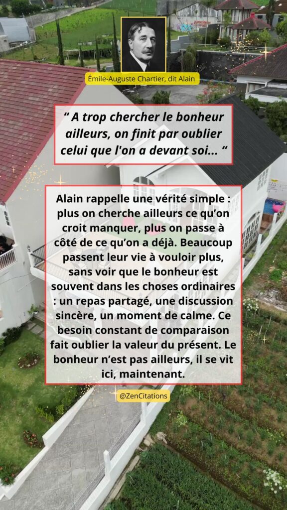 Le vrai bonheur est souvent sous tes yeux