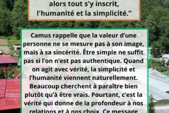 Comment vivre avec authenticité et simplicité humaine ? Le message de Camus